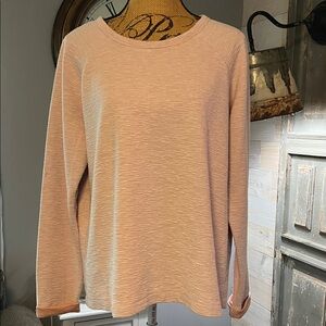 Jane and Delancey Soft Peach Long Sleeve Top